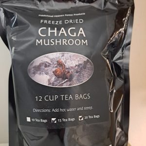 Freeze-Dried Chaga 12-Cup Tea Bags