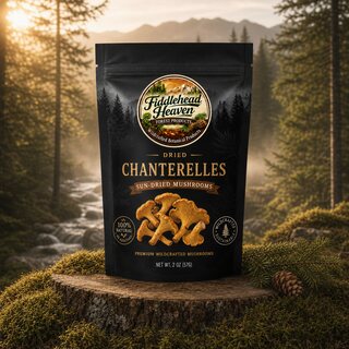 Wild Sun-Dried Chanterelle Mushrooms