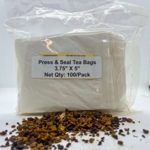 Self-Press & Seal Tea Bags - 100 Pack